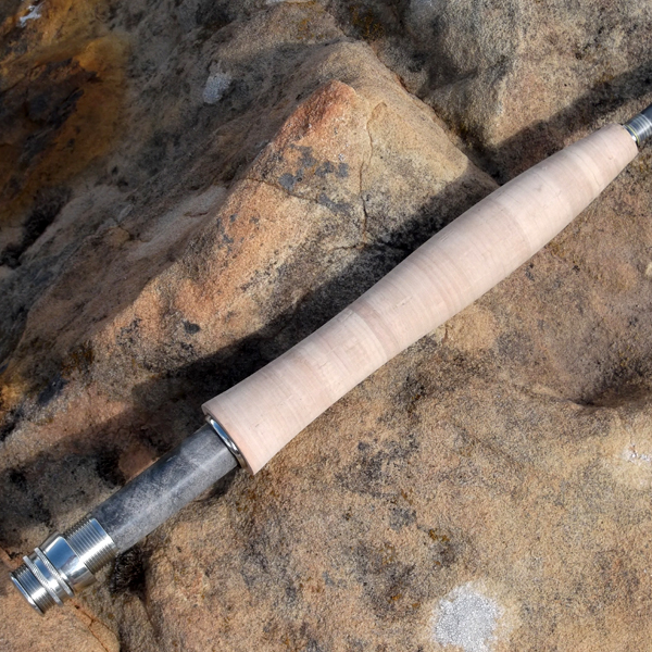A Fishing Rod With Complete Cork Handles