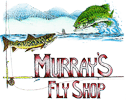 Murray Fly Shop Logo on a Transparent Background